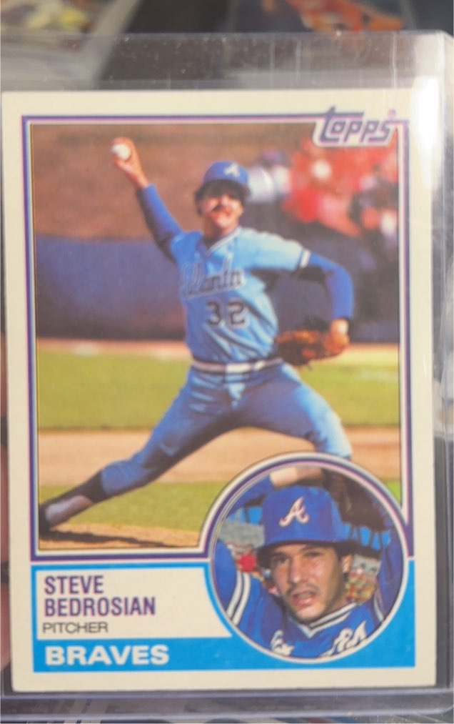 1983 Topps #553 Steve Bedrosian — front
