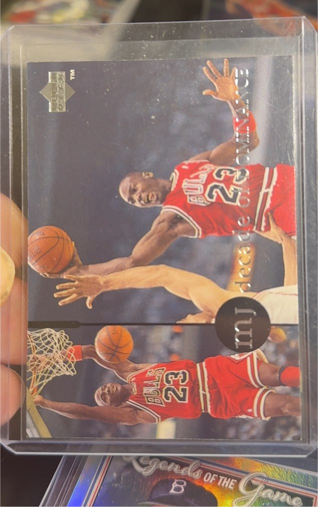 1994 Upper Deck MJ Decade of Dominance #J10 Michael Jordan — front