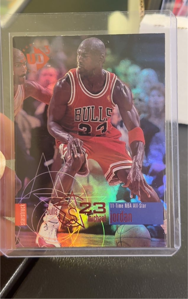 1997 Upper Deck UD3 #23 Michael Jordan Starstruck — front