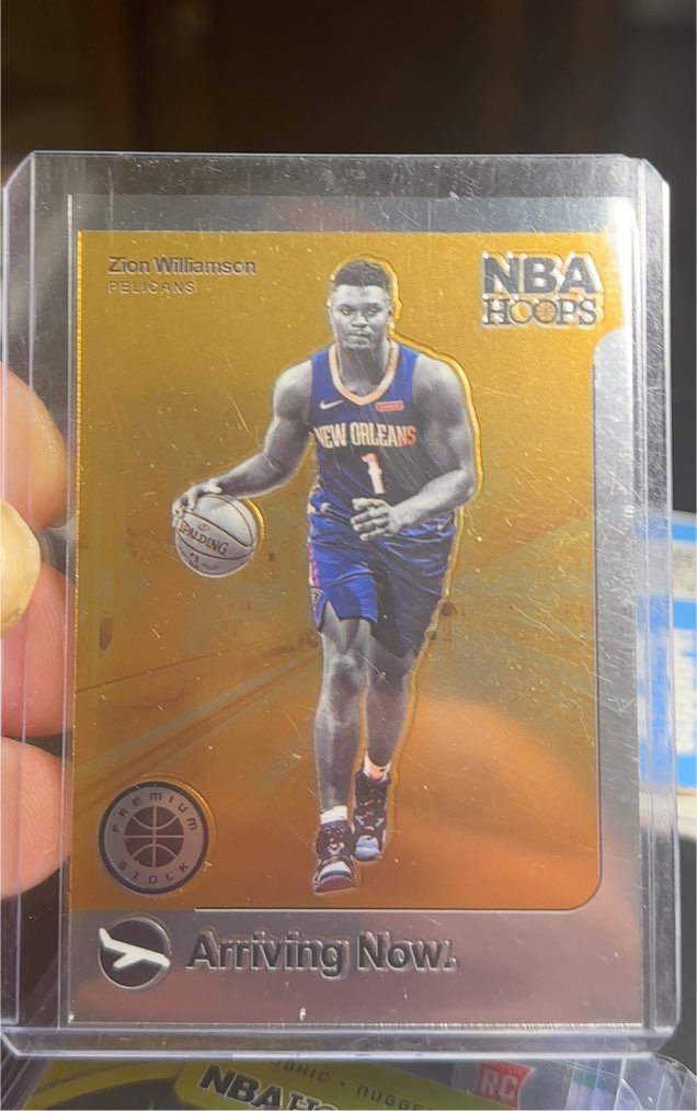 2019-20 Panini NBA Hoops Premium Stock Arriving Now #2 Zion Williamson — front