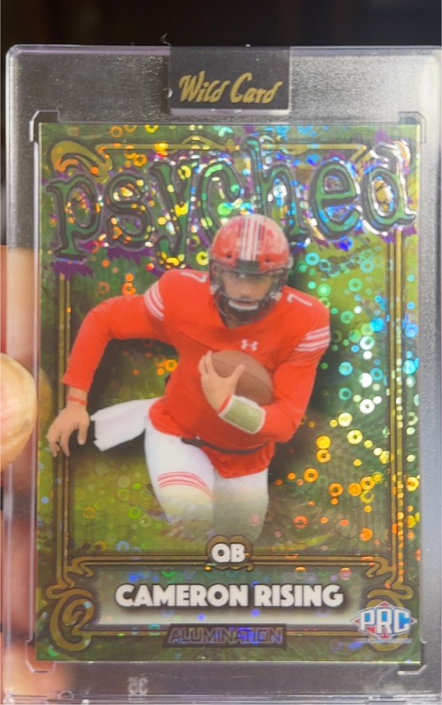 2023 Wild Card Alumination Psyched #AP-CR Cameron Rising — front