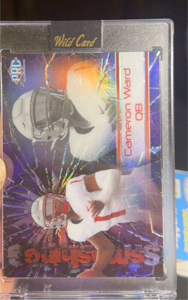 2023 Wild Card Smashing Crystal #Cameron Ward — front