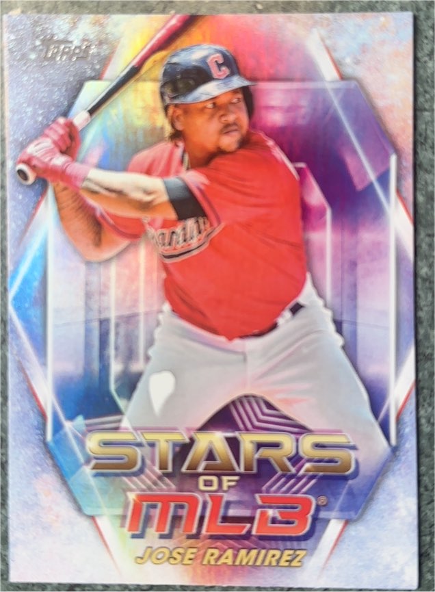 2023 Topps Stars of MLB #SMLB-7 José Ramírez — front