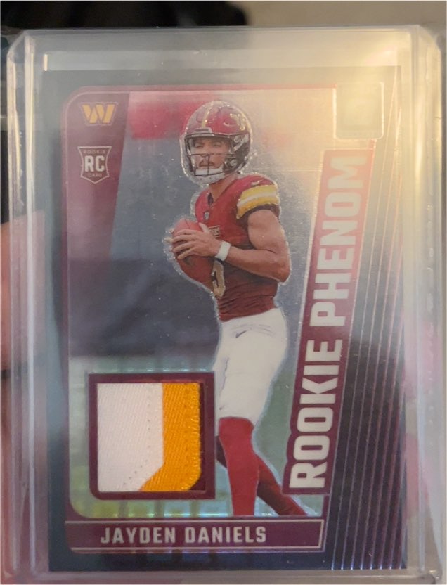 2024 Panini Donruss Optic #RPB-JDS Jayden Daniels Rookie Phenom Patch — front