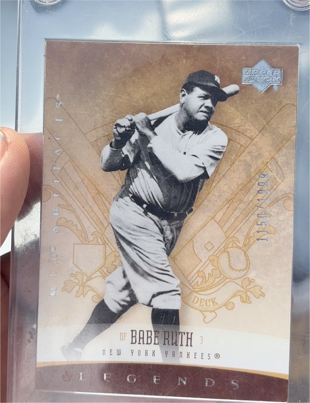 2005 Upper Deck Artifacts Legends #152 Babe Ruth — front