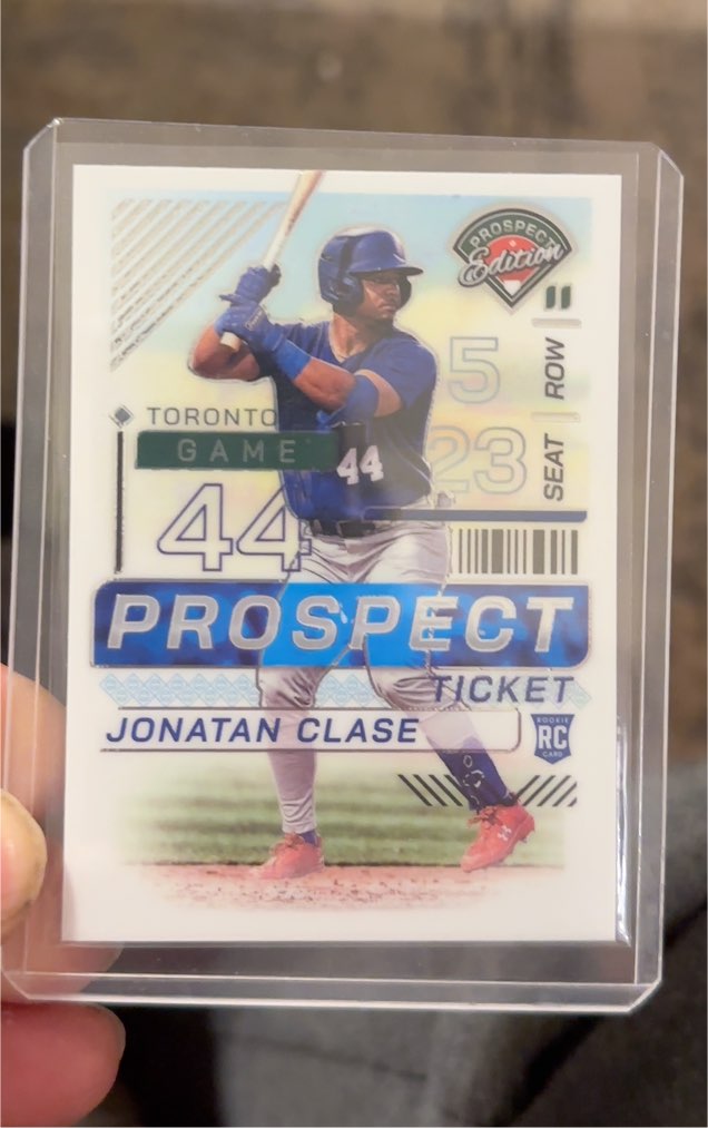 2024 Panini Prospect Edition #77 Jonatan Clase — front