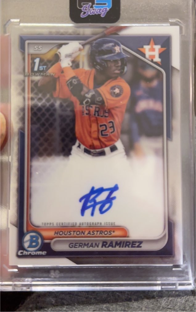 2024 Bowman Chrome #CPA-GR German Ramirez — front
