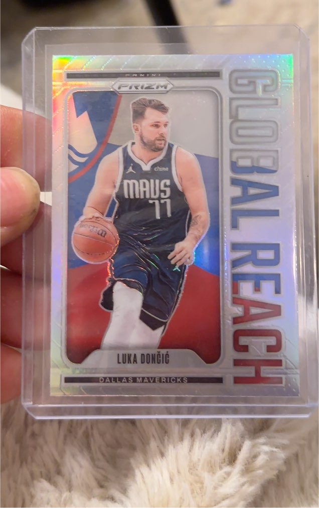 2024-25 Panini Prizm #8 Luka Doncic Global Reach — front