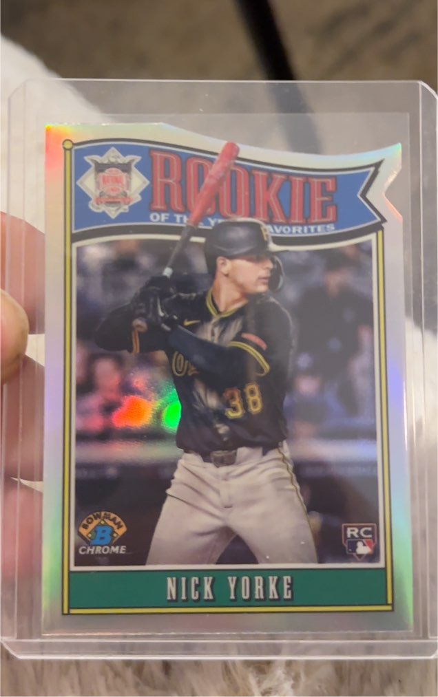 2025 Bowman Chrome #ROY-14 Nick Yorke Rookie of the Year Favorites — front
