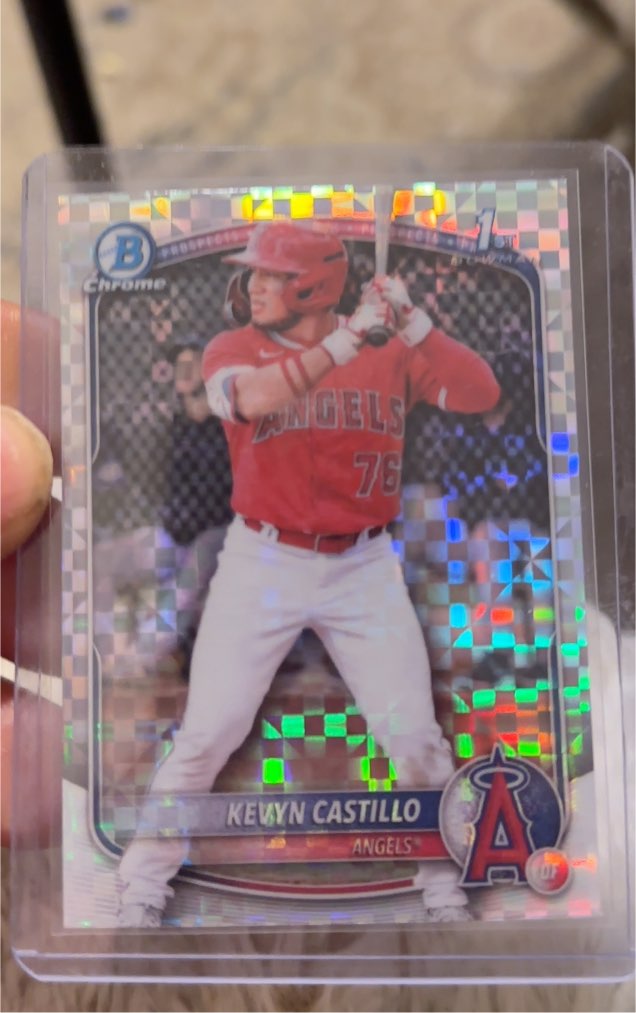 2025 Bowman Chrome #BCP-82 Kevyn Castillo — front