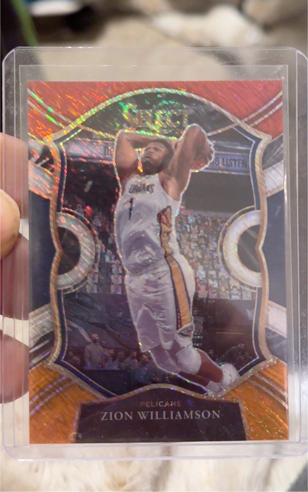 2020-21 Panini Select #1 Zion Williamson — front