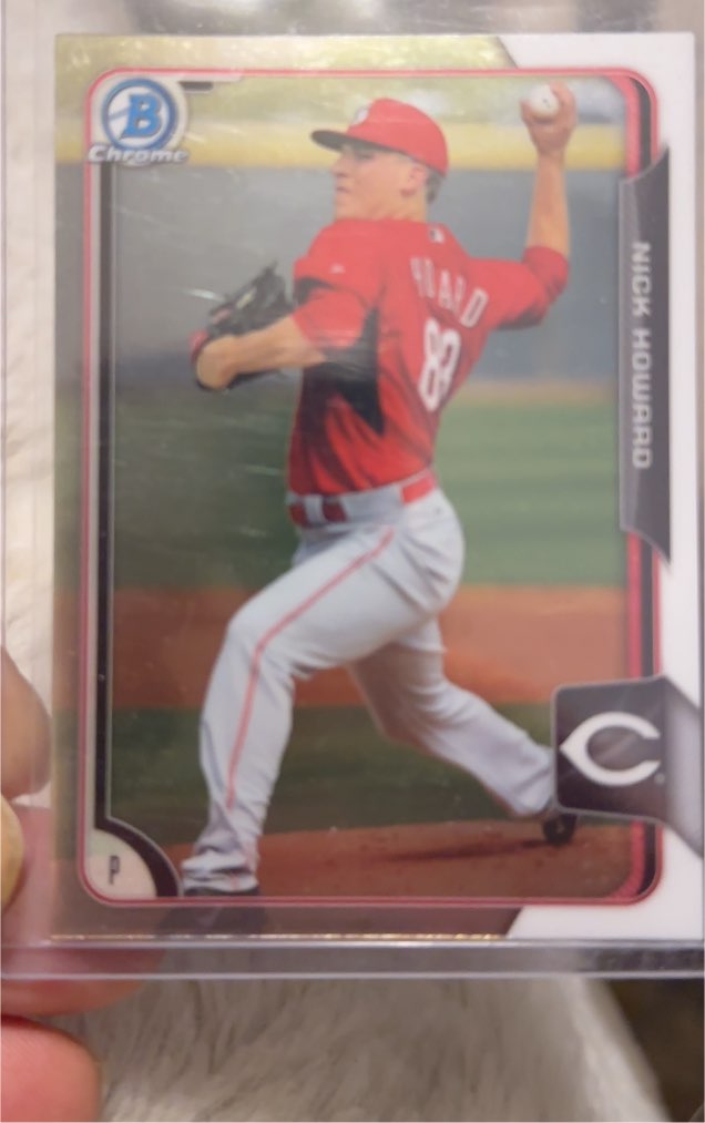 2015 Bowman Chrome Draft #193 Nick Howard — front