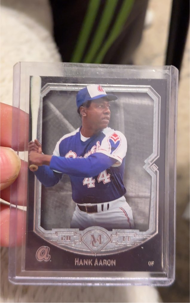 2017 Topps Museum Collection #64 Hank Aaron — front