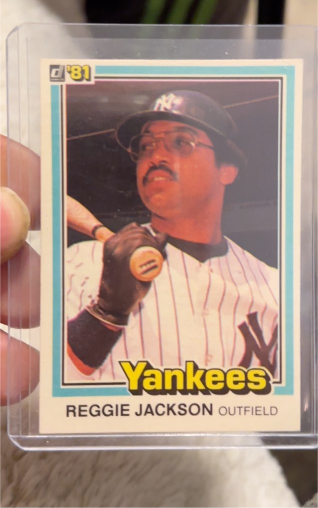 1981 Donruss #228 Reggie Jackson — front