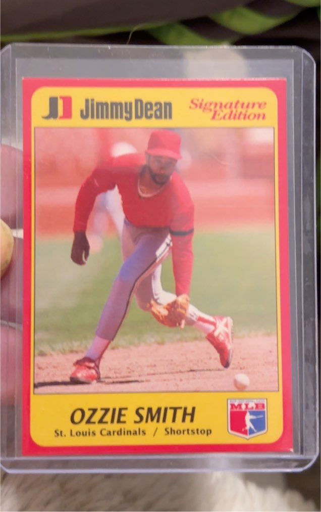1991 Jimmy Dean Signature Edition #20 Ozzie Smith — front