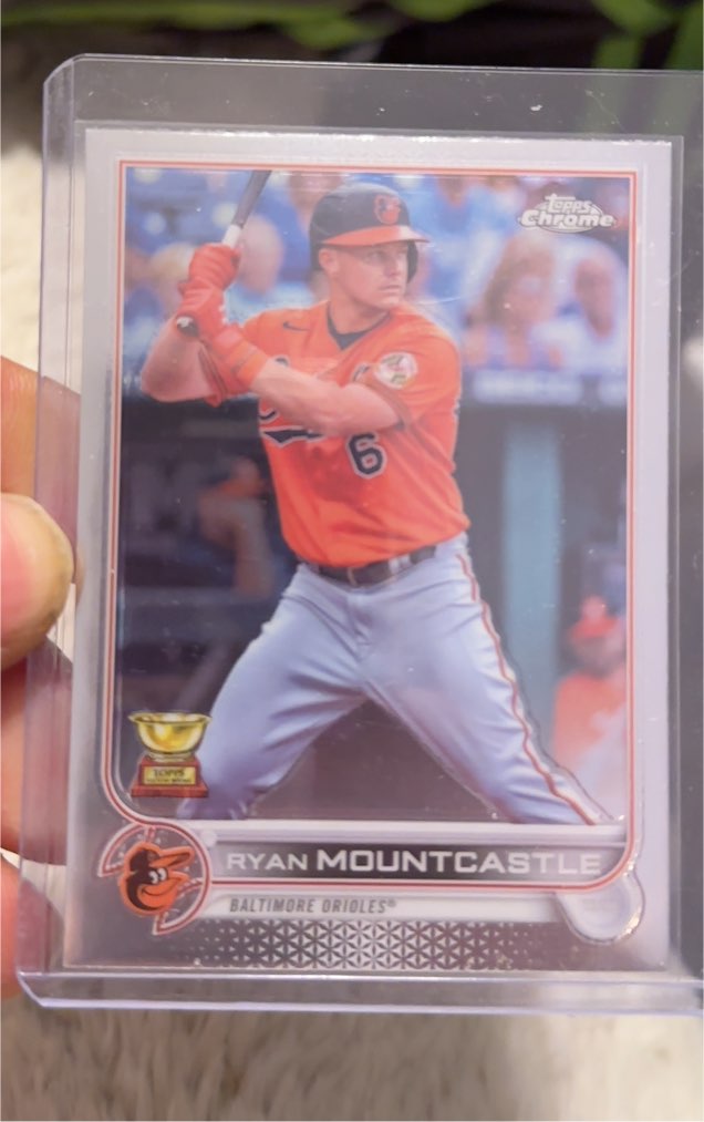 2022 Topps Chrome #109 Ryan Mountcastle Rookie Cup — front