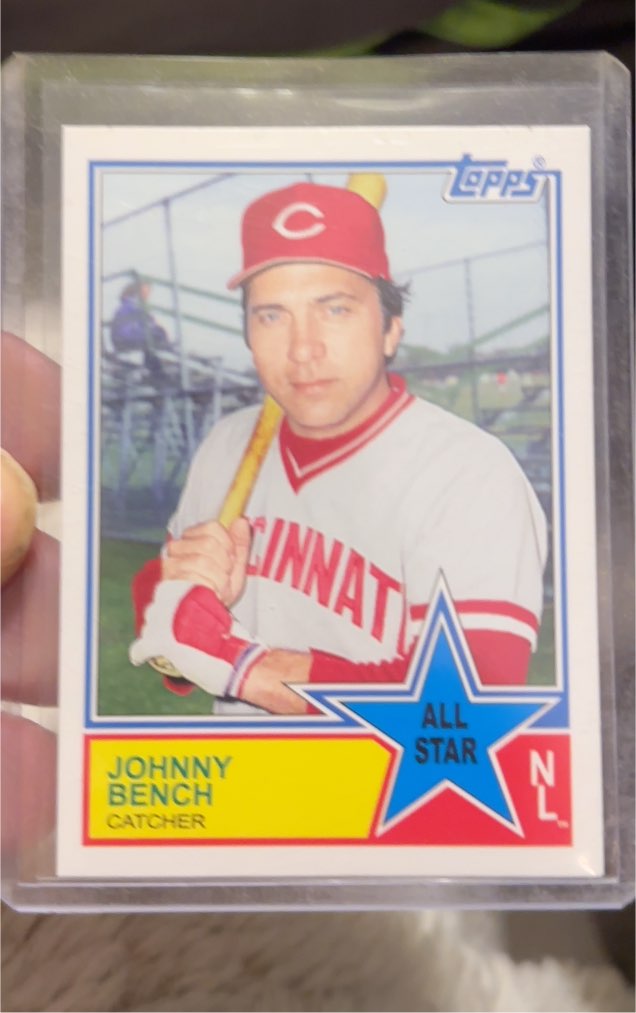 1983 Topps #83-JB Johnny Bench — front