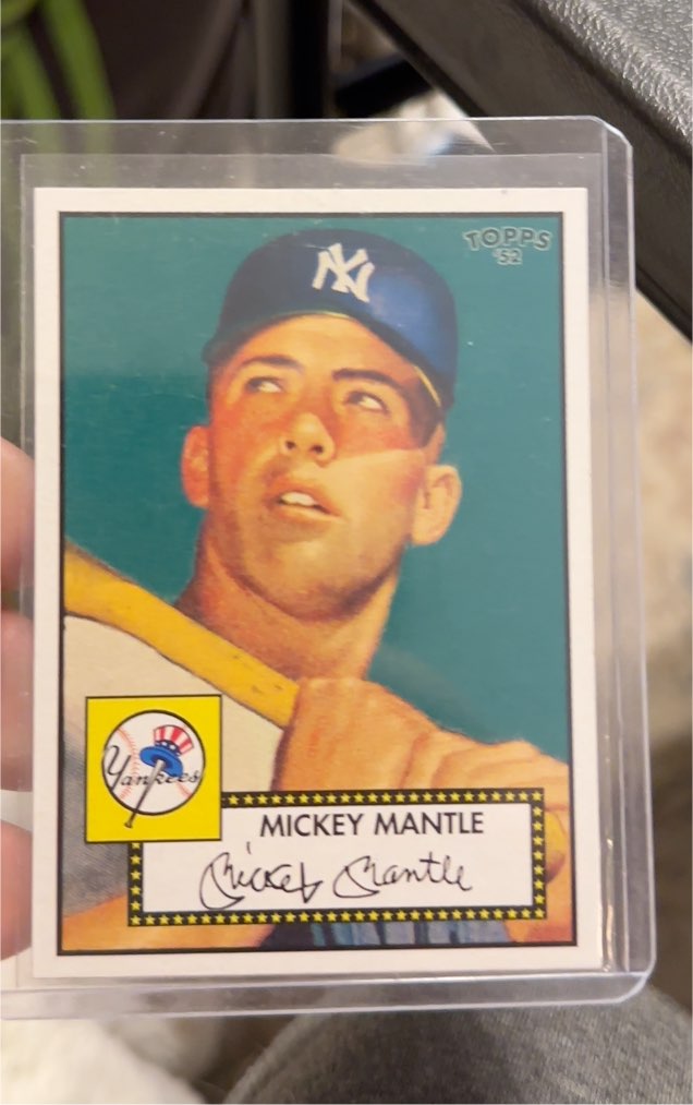 2006 Topps '52 #311 Mickey Mantle — front