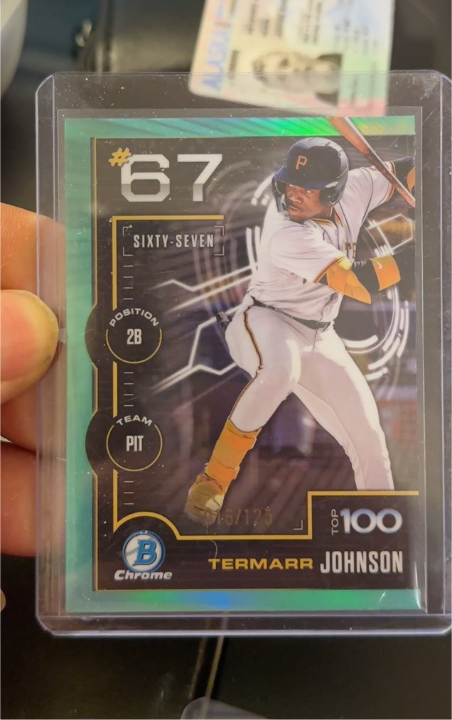 2025 Bowman Chrome #BTP-67 Termarr Johnson — front