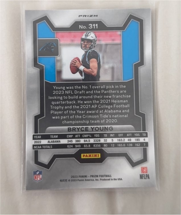 2023 Panini Prizm #311 Bryce Young — front