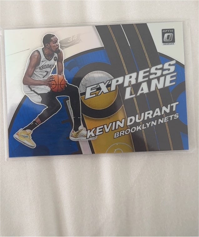2021-22 Donruss Optic #25 Kevin Durant Express Lane — front