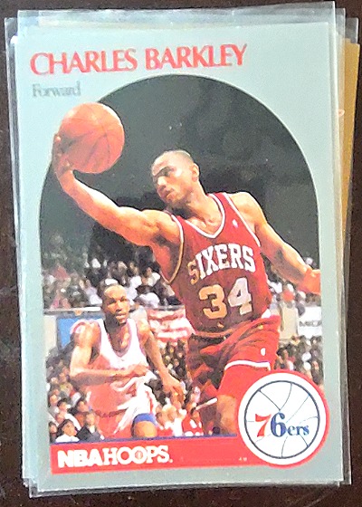1990-91 NBA Hoops #225 Charles Barkley — front