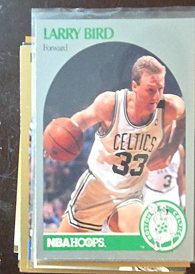 1990 NBA Hoops #39 Larry Bird — front
