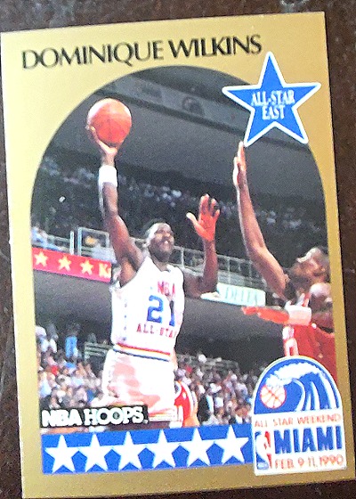 1990-91 Hoops #12 Dominique Wilkins — front