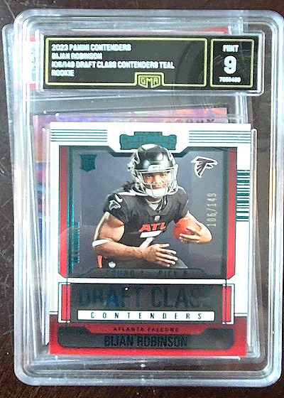 2023 Panini Contenders Draft Class Contenders #2 Bijan Robinson — front