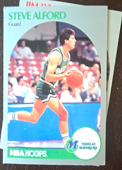 1990-91 Hoops #81 Steve Alford — front