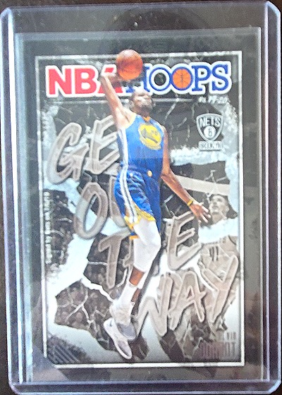 2019-20 Panini NBA Hoops Get Out The Way #9 Kevin Durant — front