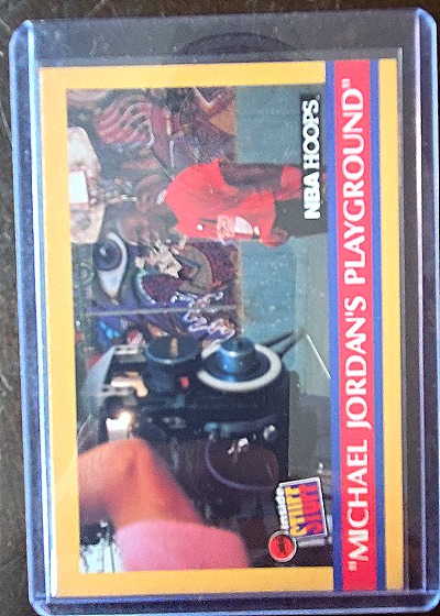 1990 Hoops #382 Michael Jordan's Playground — front