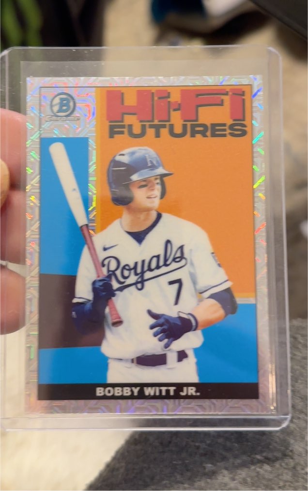 2022 Bowman Chrome Hi-Fi Futures #HIFI-5 Bobby Witt Jr. — front