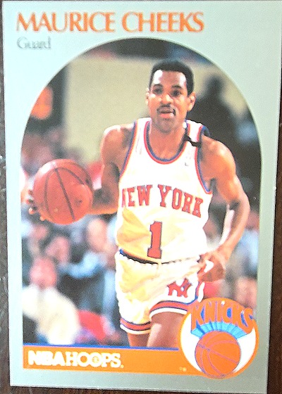 1990-91 NBA Hoops #202 Maurice Cheeks — front