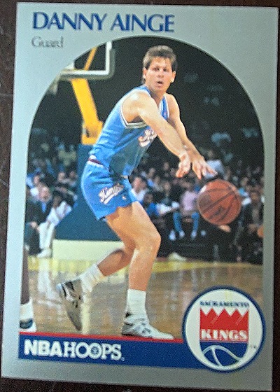 1990-91 NBA Hoops #253 Danny Ainge — front