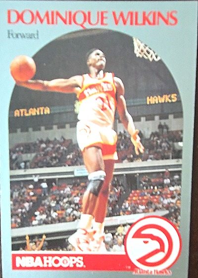 1990-91 Hoops #36 Dominique Wilkins — front