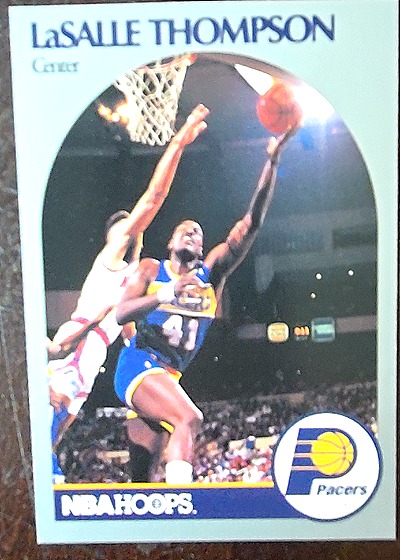 1990 Hoops #140 LaSalle Thompson — front