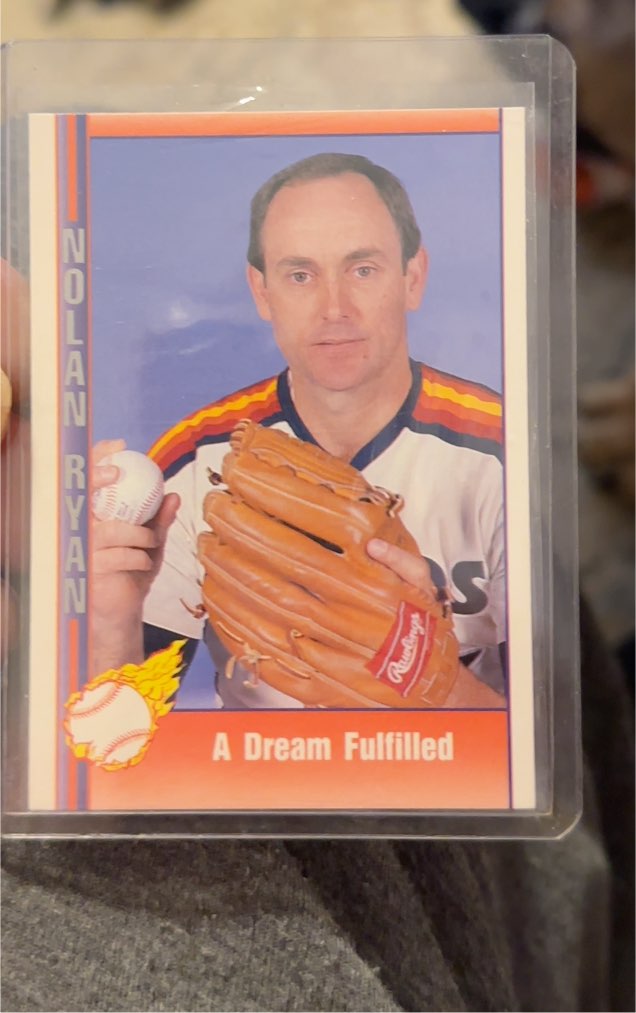 1991 Pacific Nolan Ryan Texas Express I #44 A Dream Fulfilled — front