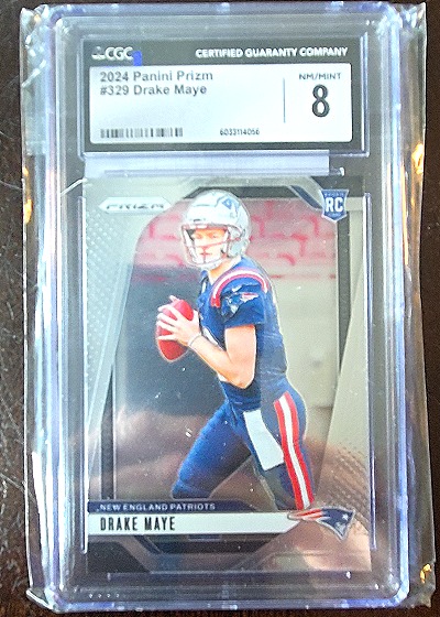 2024 Panini Prizm #329 Drake Maye — front