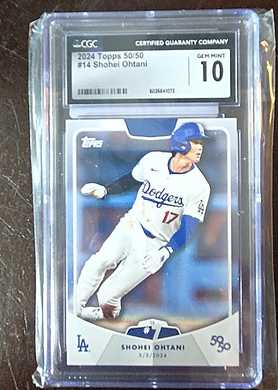 2024 Topps 50/50 #14 Shohei Ohtani — front