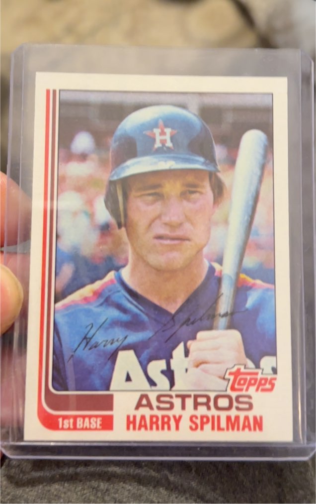 1982 Topps #509 Harry Spilman — front