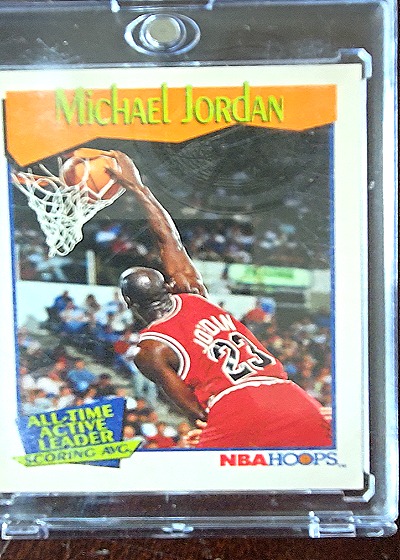 1991-92 NBA Hoops #536 Michael Jordan — front