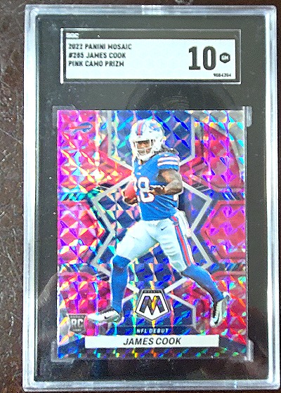 2022 Panini Mosaic #233 James Cook — front