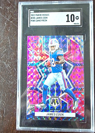 2022 Panini Mosaic #285 James Cook — front