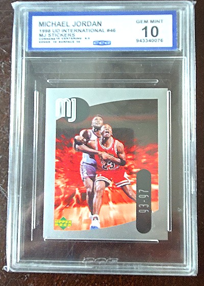 1998 Upper Deck International #84 Michael Jordan — front