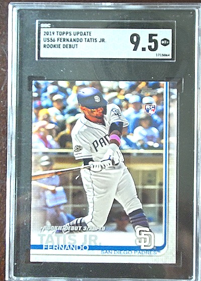2019 Topps Update #US56 Fernando Tatis Jr. Rookie Debut — front