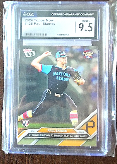 2024 Topps Now #436 Paul Skenes — front