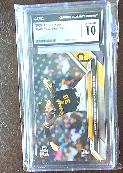 2024 Topps Now #645 Paul Skenes — front