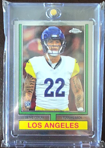 2024 Topps Chrome 1974 Topps #74TF-14 Blake Corum — front