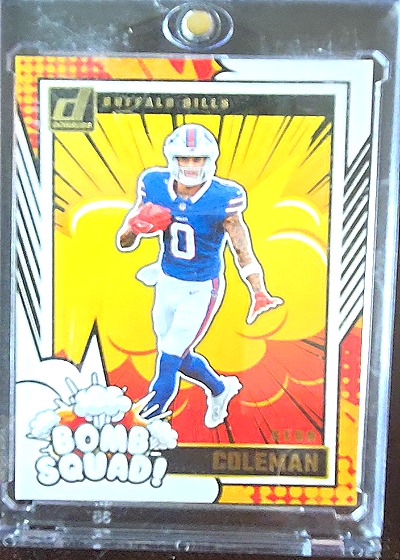 2024 Panini Donruss #13 Keon Coleman Bomb Squad Rookie — front
